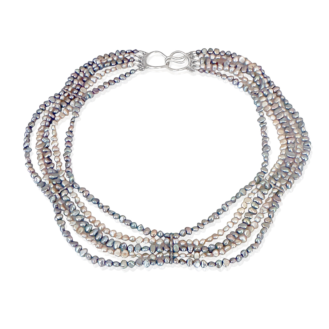 Scalloped Pearl Choker