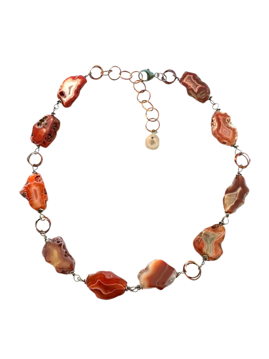Red Condor Bead Necklace