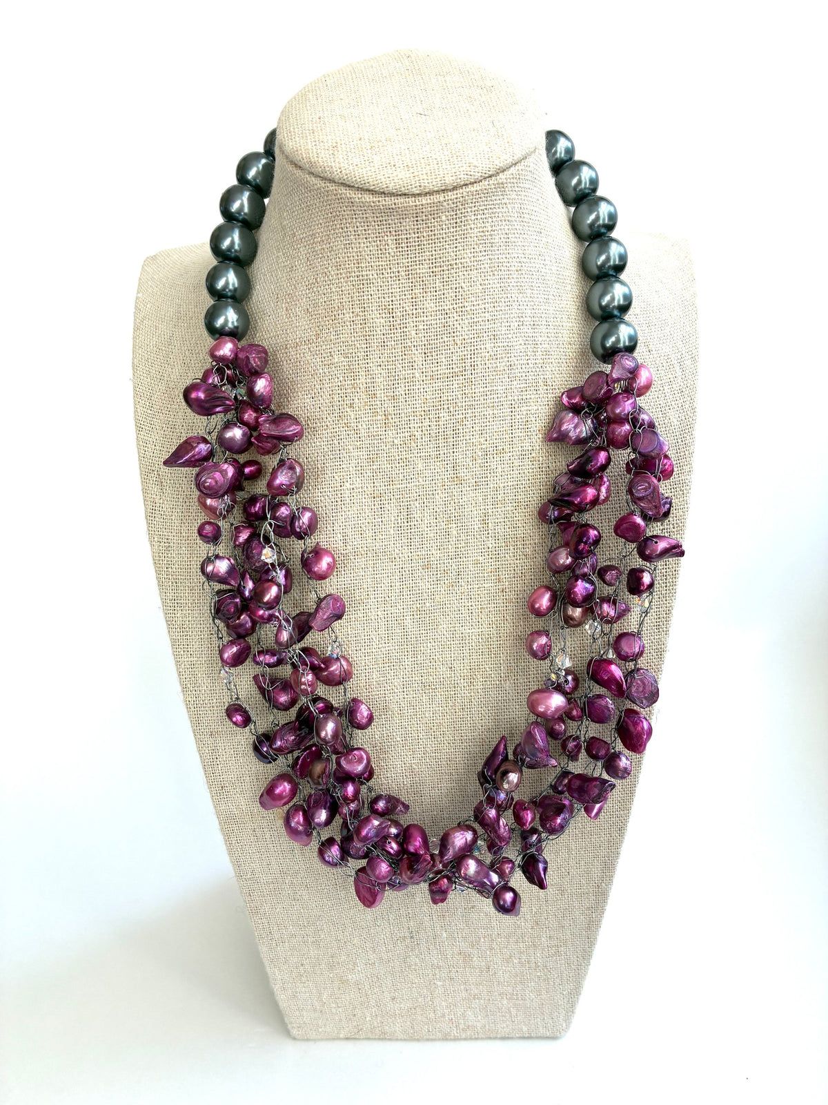 Plum-y Pearls Necklace