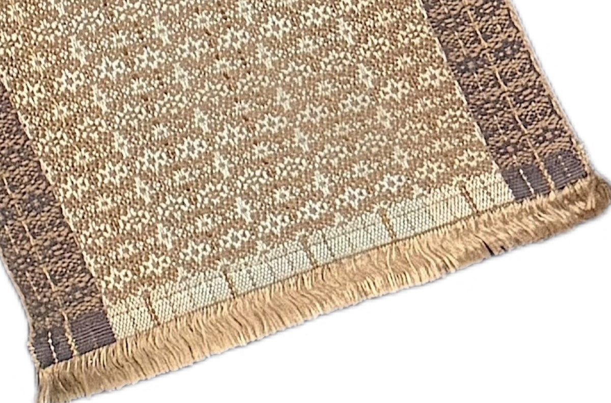 Reversible Handwoven Hazelnut Pub Table Runner