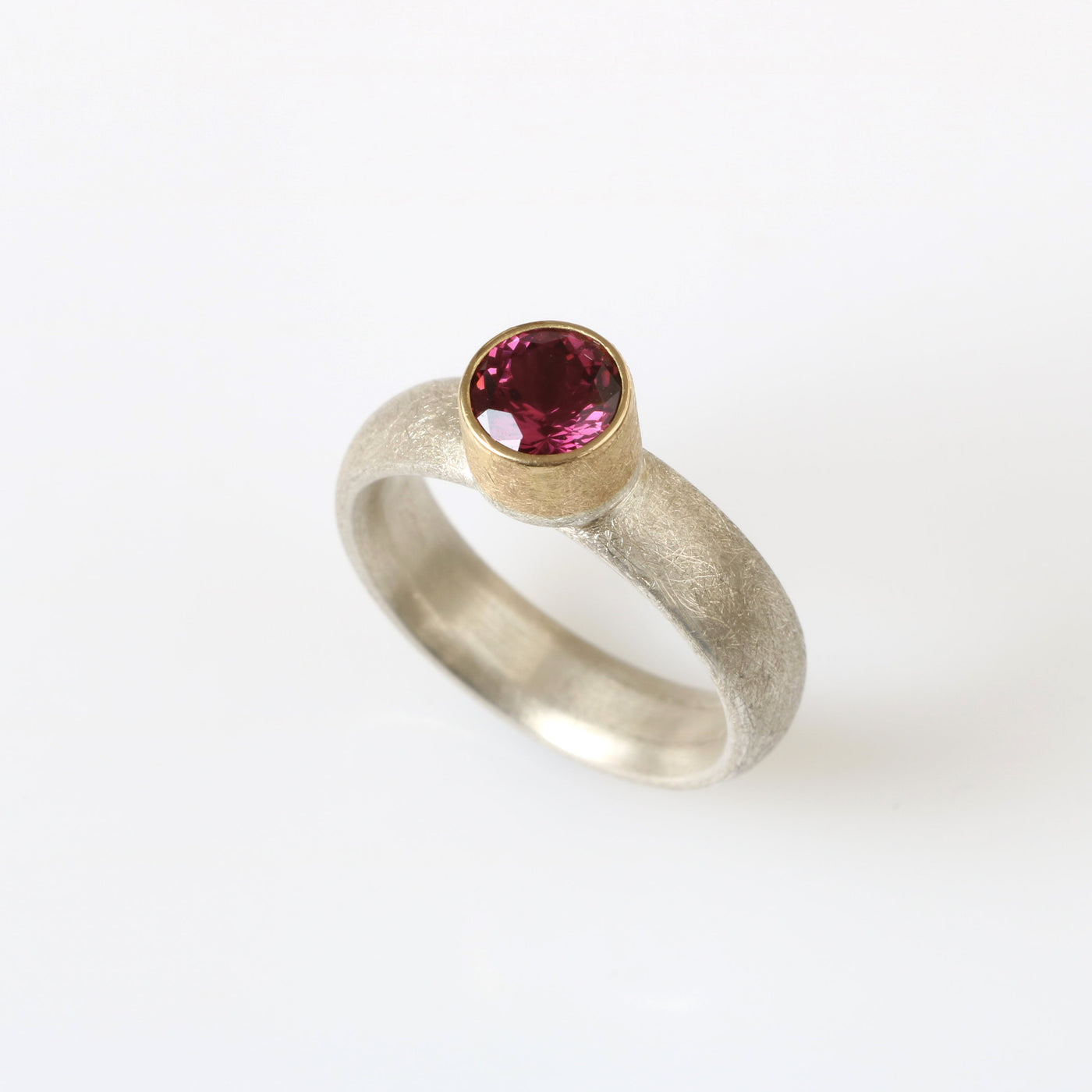 Pink Garnet Ring