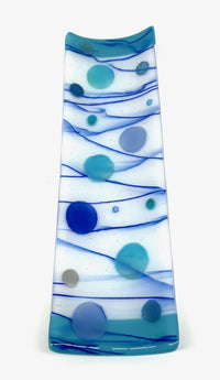 Blue Circles and Lines Tray