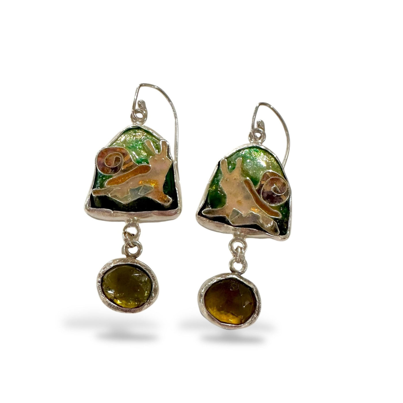 Garden Snail Earrings