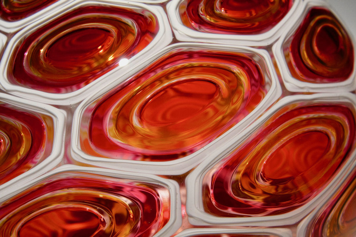 Cherry Amber Ruby Sphere