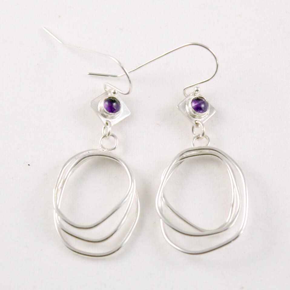 Lattice Scribble Earrings