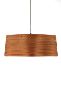 Pocket Pendant Lamp in Long, Sapele