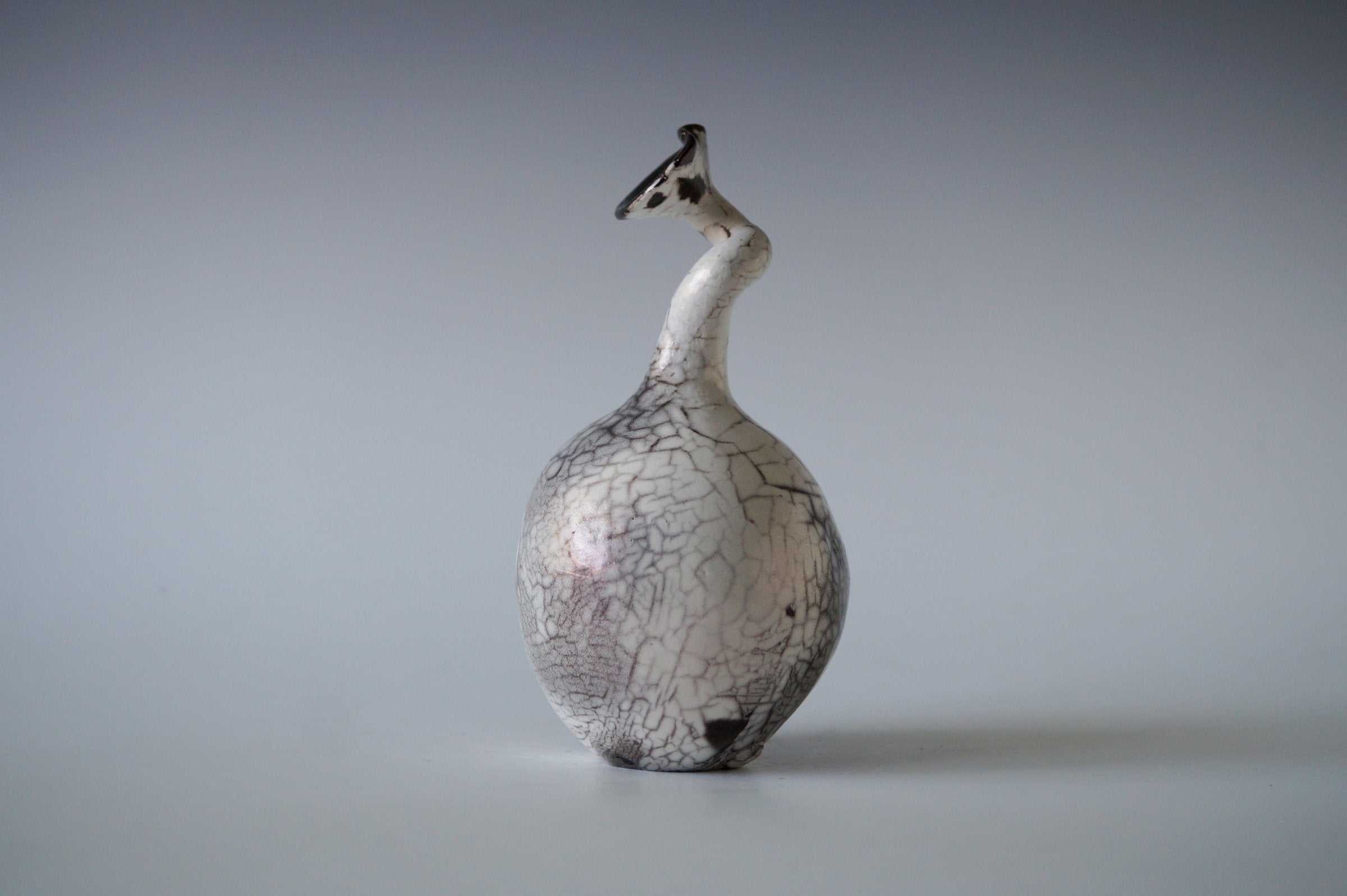 Ceramic Raku Vessel, Naked Raku Firing 10