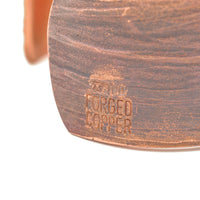 Textured Copper & Diamond Cuff