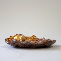Bronze Nest with Golden Egg
