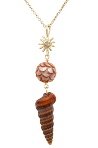 Mermaid Sea Snail Pendant