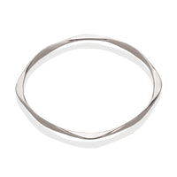 Four-Sided Hammered Bangle