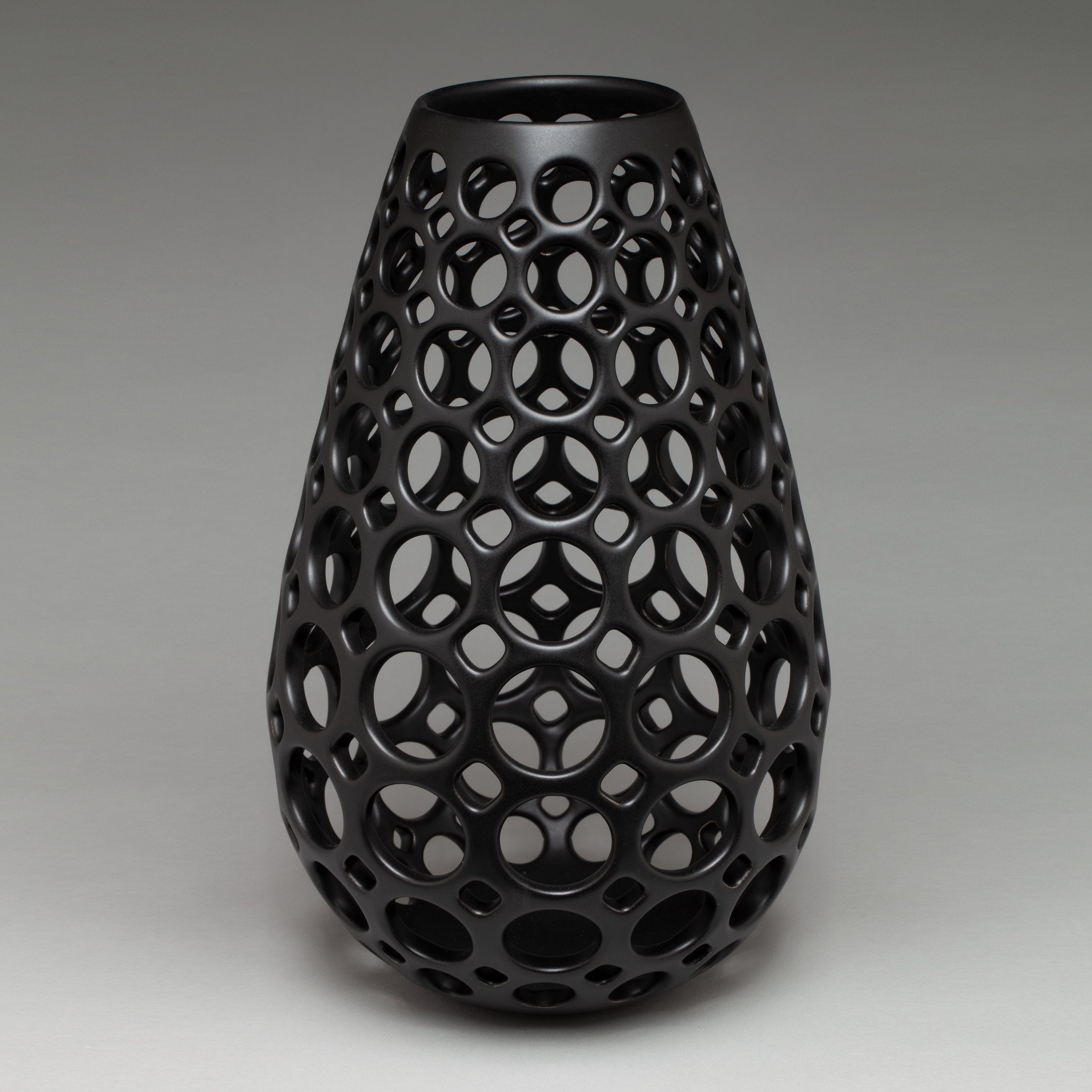 Pierced Ceramic Teardrop Vessel · Artful Home