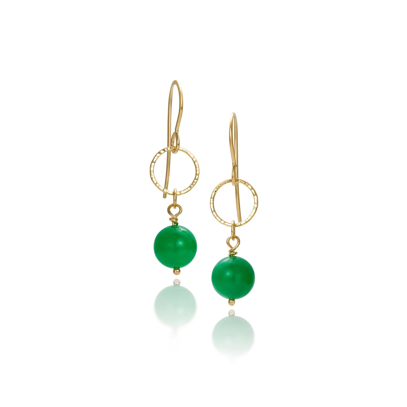 Chrysoprase Drop Earrings