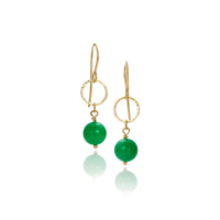 Chrysoprase Drop Earrings