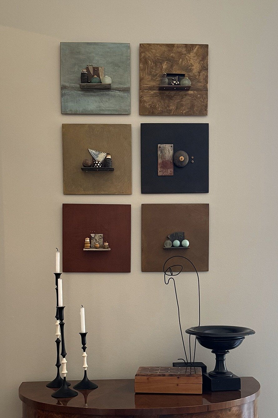 Bronze Still Life in Green and Blue 15
