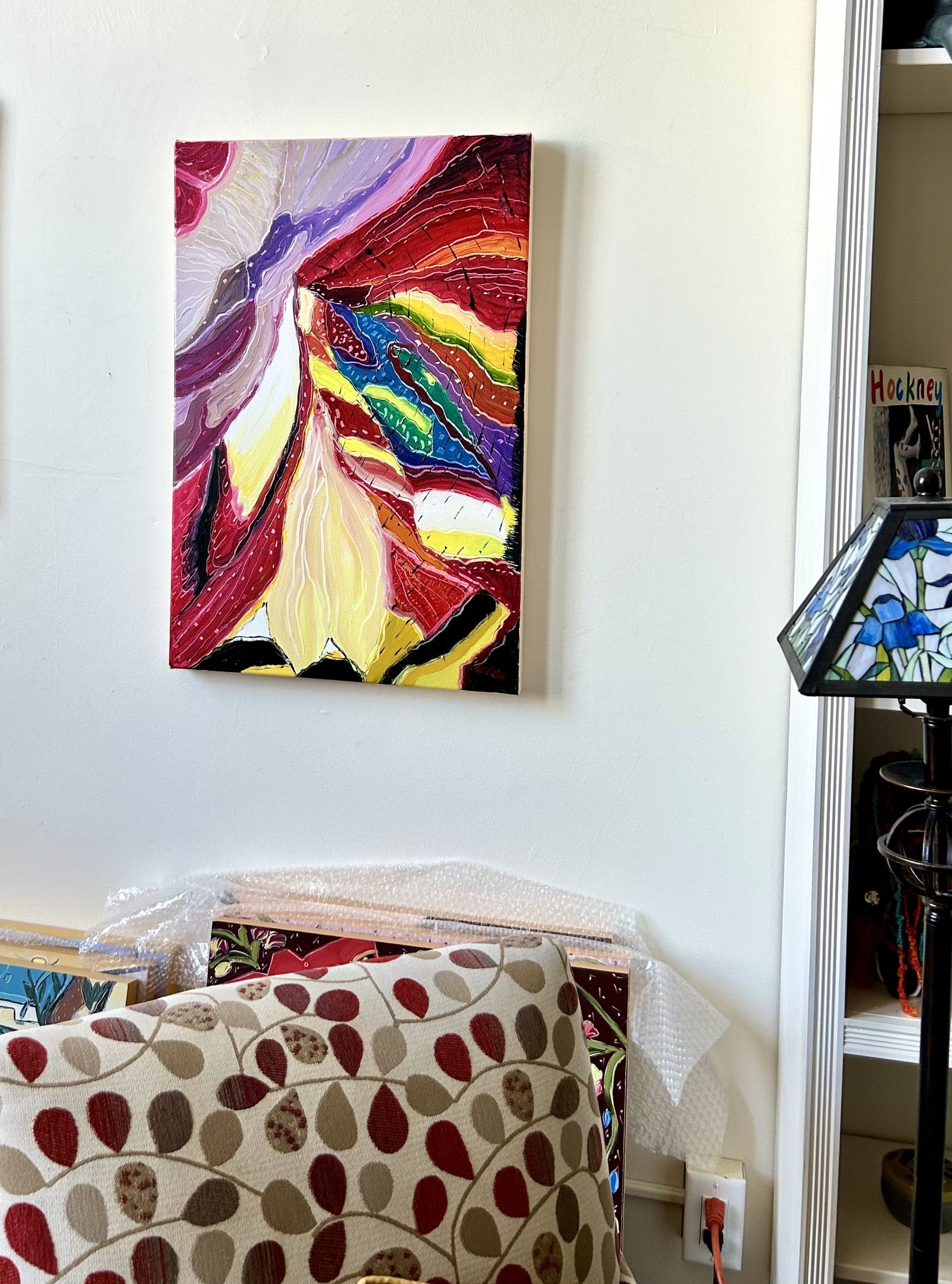 Fiery Glacier in room