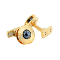 Riveted Cufflinks with Hematite