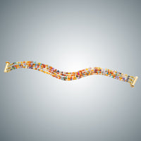 Cubic Zirconia & Vermeil Bracelet