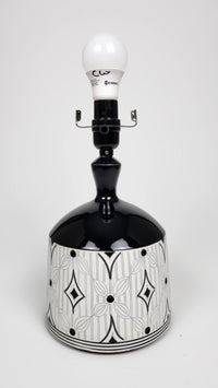 Black and White Table Lamp