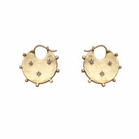 Sun Moon Star Hoop Earrings