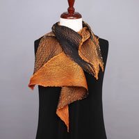 black/orange