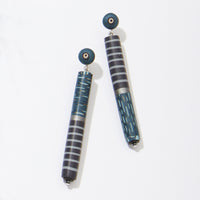 Blue Tube Dangles