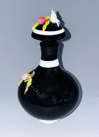 Black Sparkle with Orchid