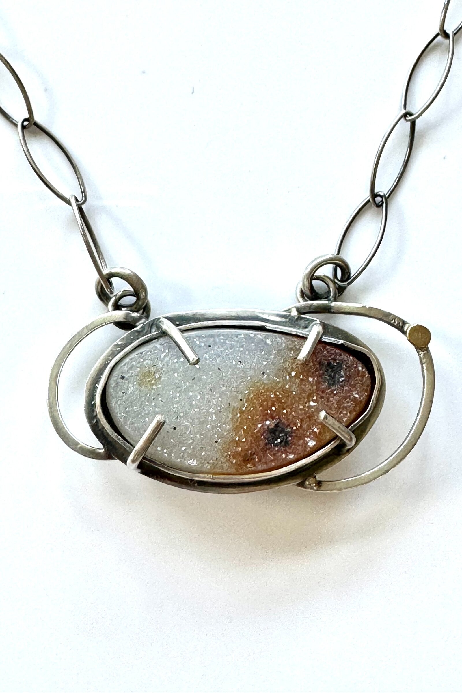Drusy Quartz Necklace