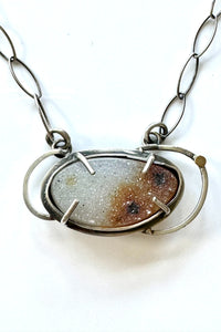 Drusy Quartz Necklace