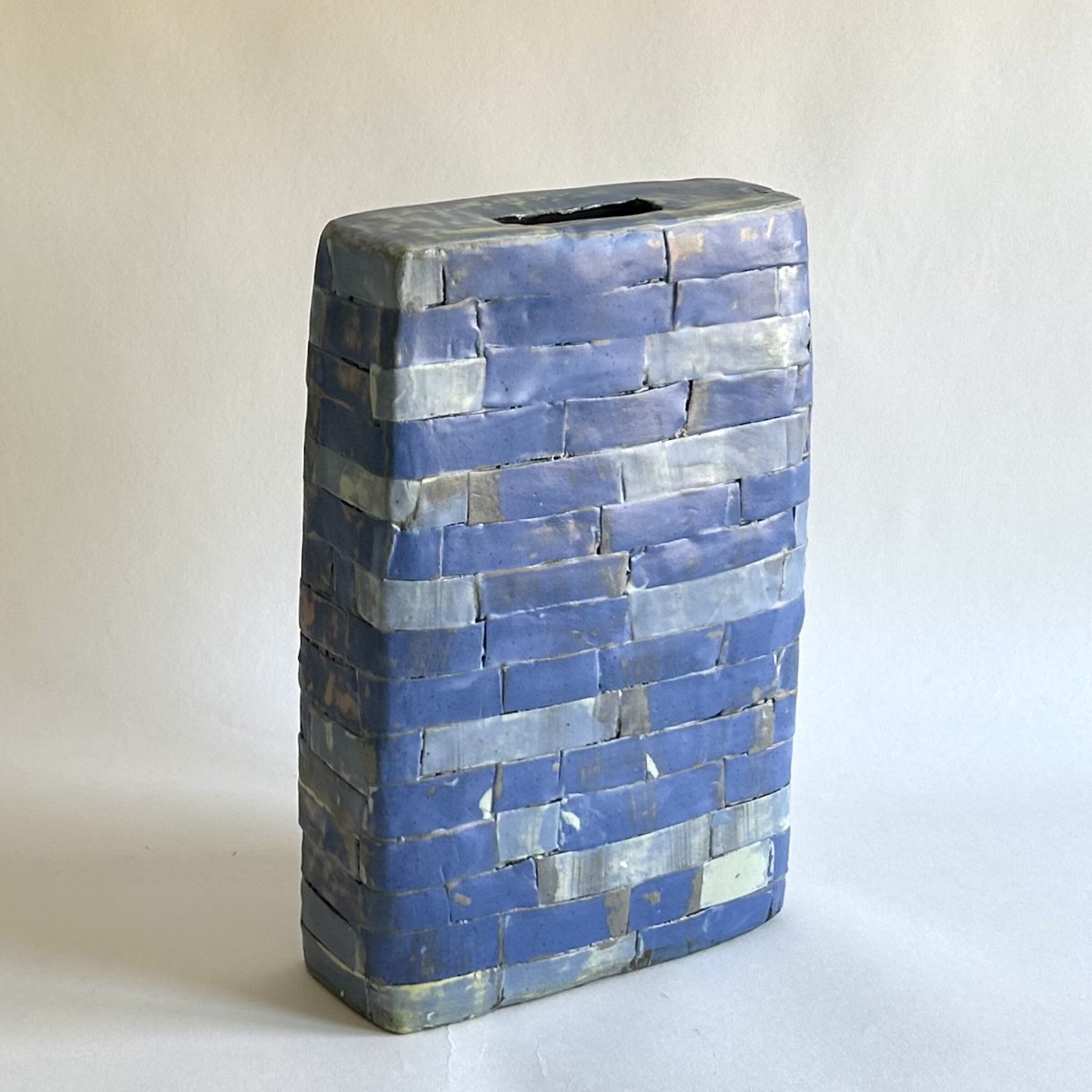 Blue Tablet Vase