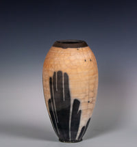 Naked Raku Vessel in Orange I