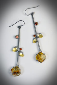 Citrine Branch Earrings