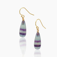 Fluorite Drop Earrings XIII