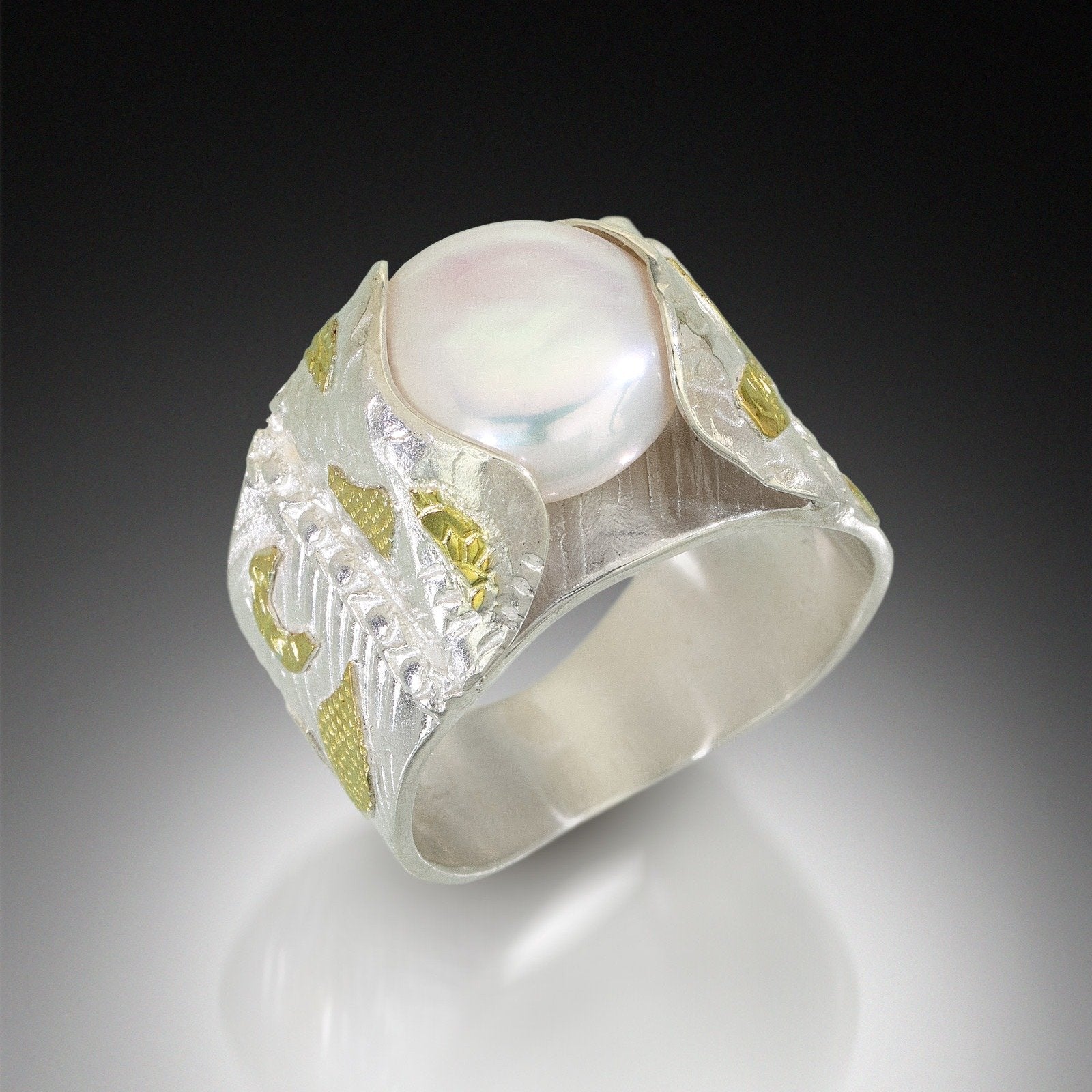 Big Wave Pearl Ring