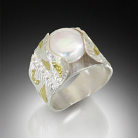 Big Wave Pearl Ring
