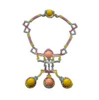 Bird of Fire Beaded Necklace