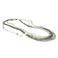 Long Strand Beaded Necklace with 14k Clasp