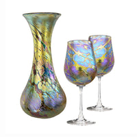 Dawn Aurora Decanter and Wine Glasses