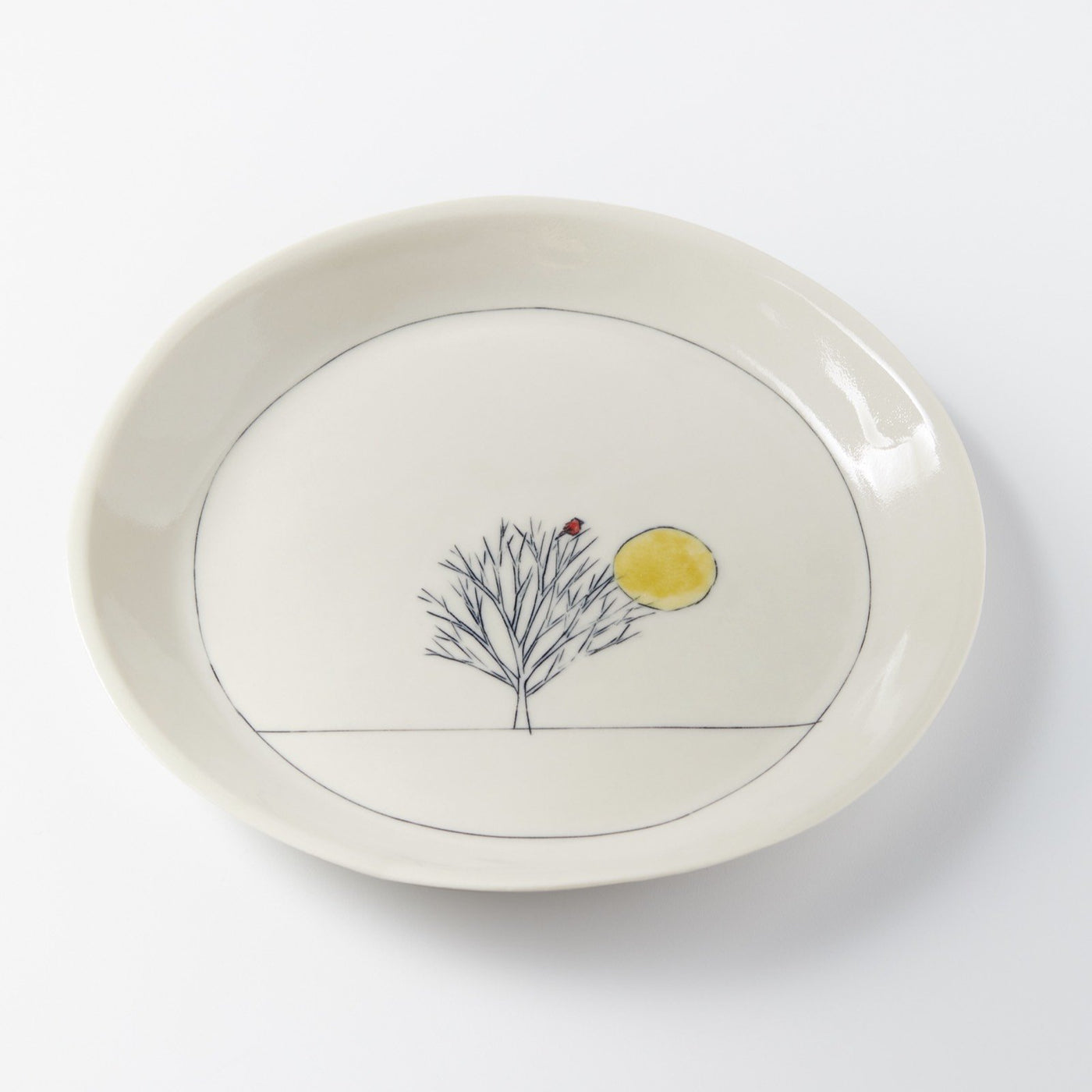 Winter White Dessert Plates
