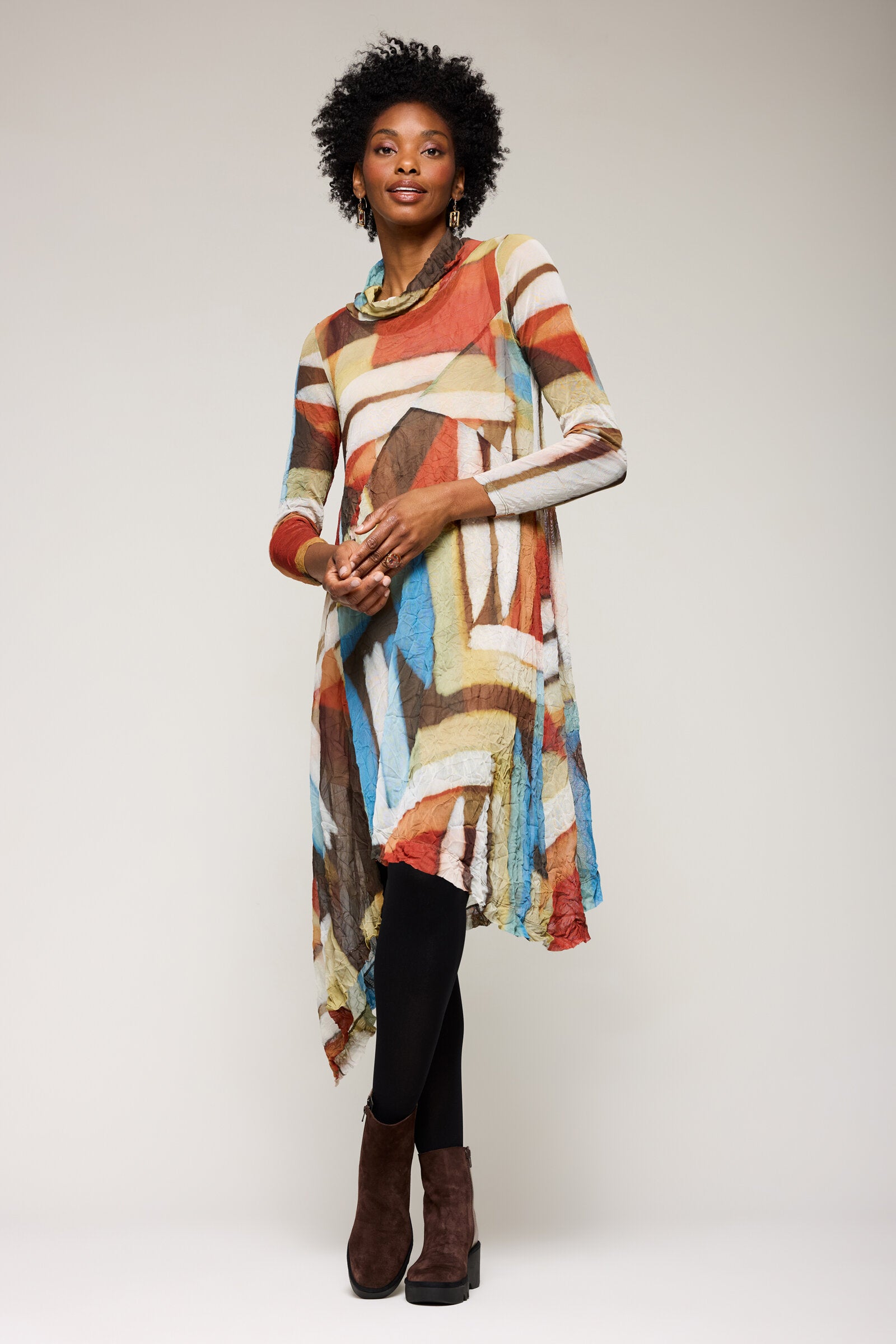 Crushed Mesh Freya Dress