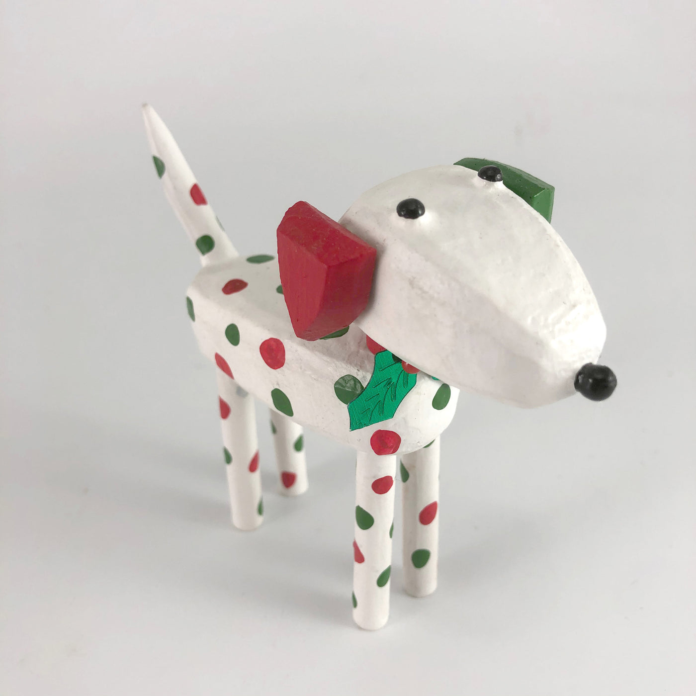 red and green dalmatian