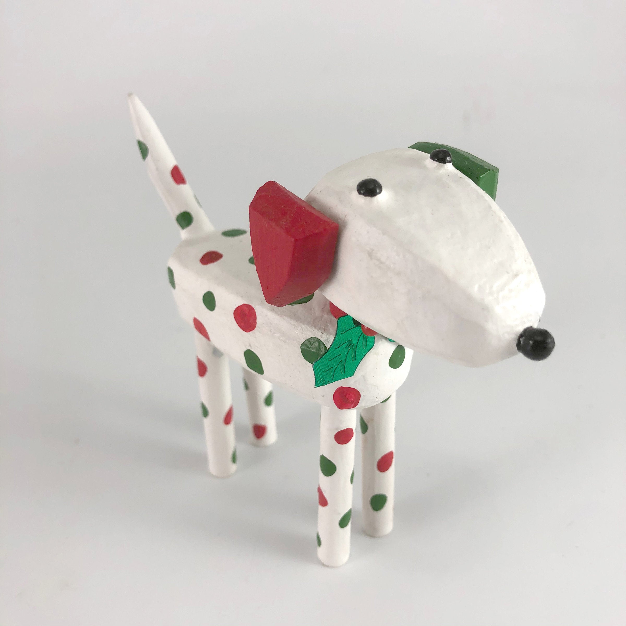 red and green dalmatian