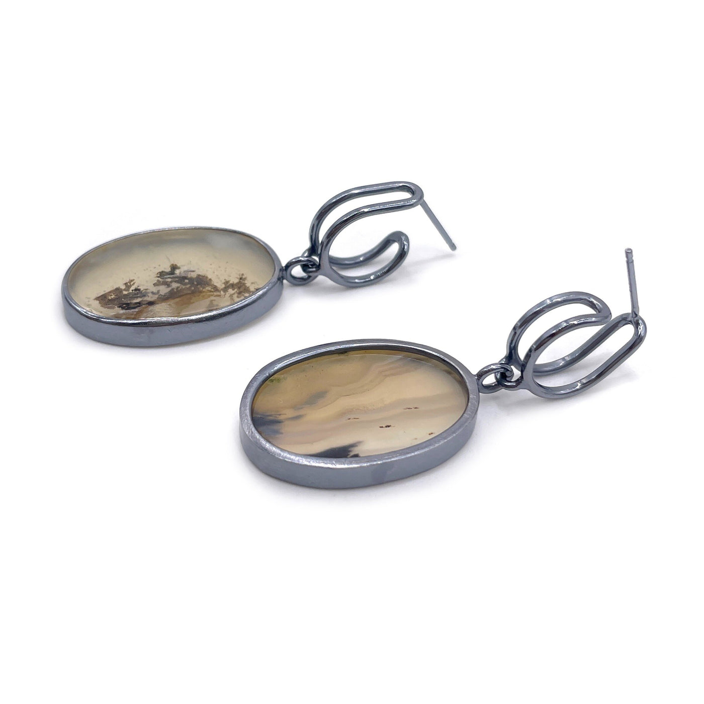 Montana Agate Drop Earrings