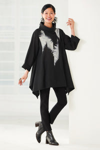 Waterfall Pieced Orchid Tunic