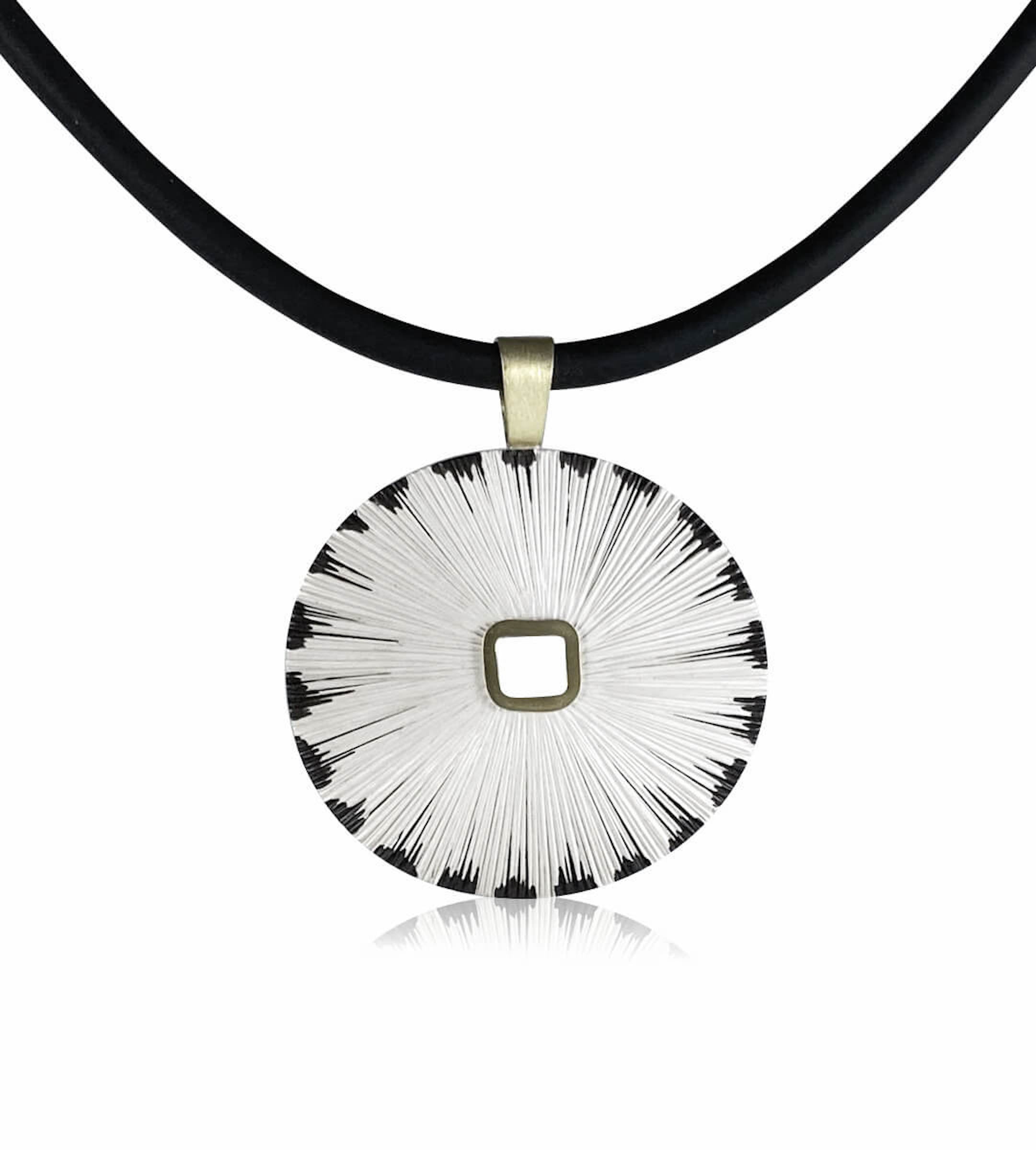Bright Sand Dollar Pendant