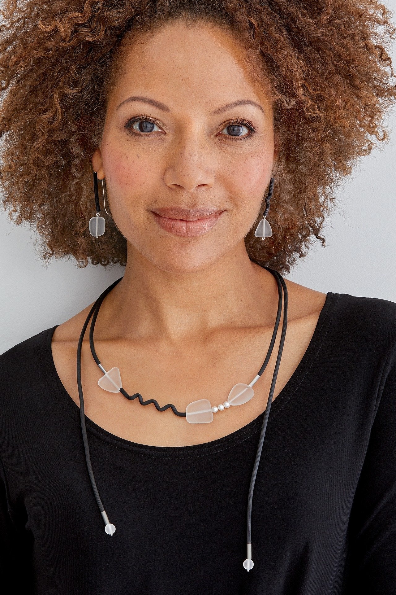 Dash, Dot & Glass Necklace