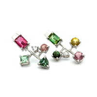 Asymmetrical Tourmaline Earrings