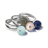 Gemstone Charm Ring