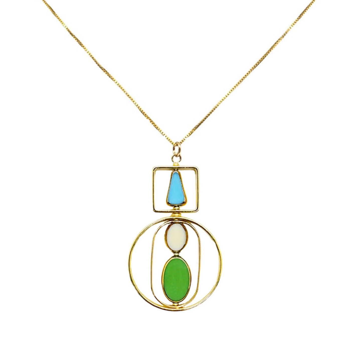 Summer Art Deco Pendant