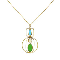 Summer Art Deco Pendant